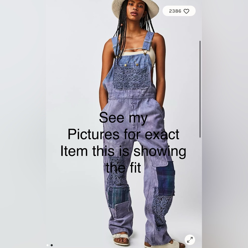 Tricia Fix Free People one of a kind dickies -  Overalls